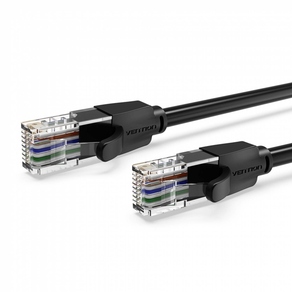 ქსელის კაბელი VENTION IBEBH Cat.6 UTP Patch Cable 2M Black