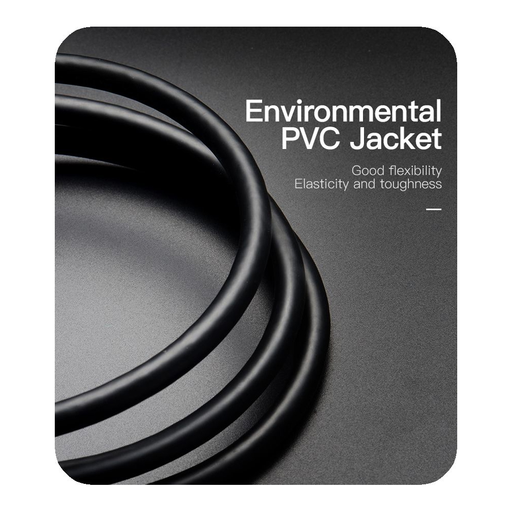 აუდიო კაბელი VENTION BAEBF Optical Fiber Audio Cable 1M Black