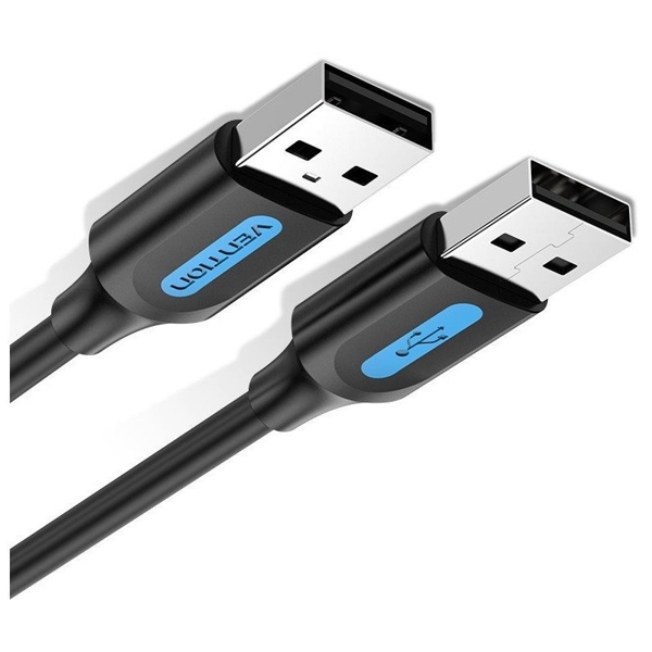 USB კაბელი VENTION COJBG USB 2.0 A Male to A Male Cable 1.5M Black