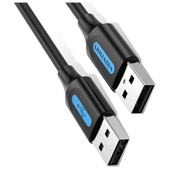 USB კაბელი VENTION COJBG USB 2.0 A Male to A Male Cable 1.5M Black