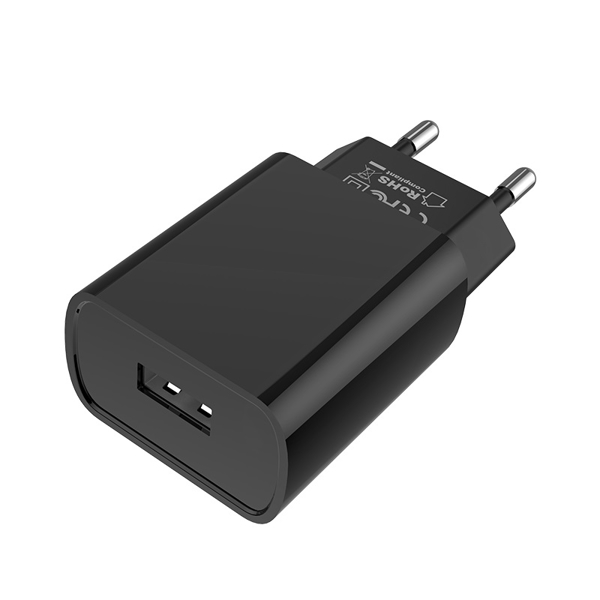 მობილურის დამტენი BOROFONE BA20A Sharp single port charger set(Lightning)(EU) Black