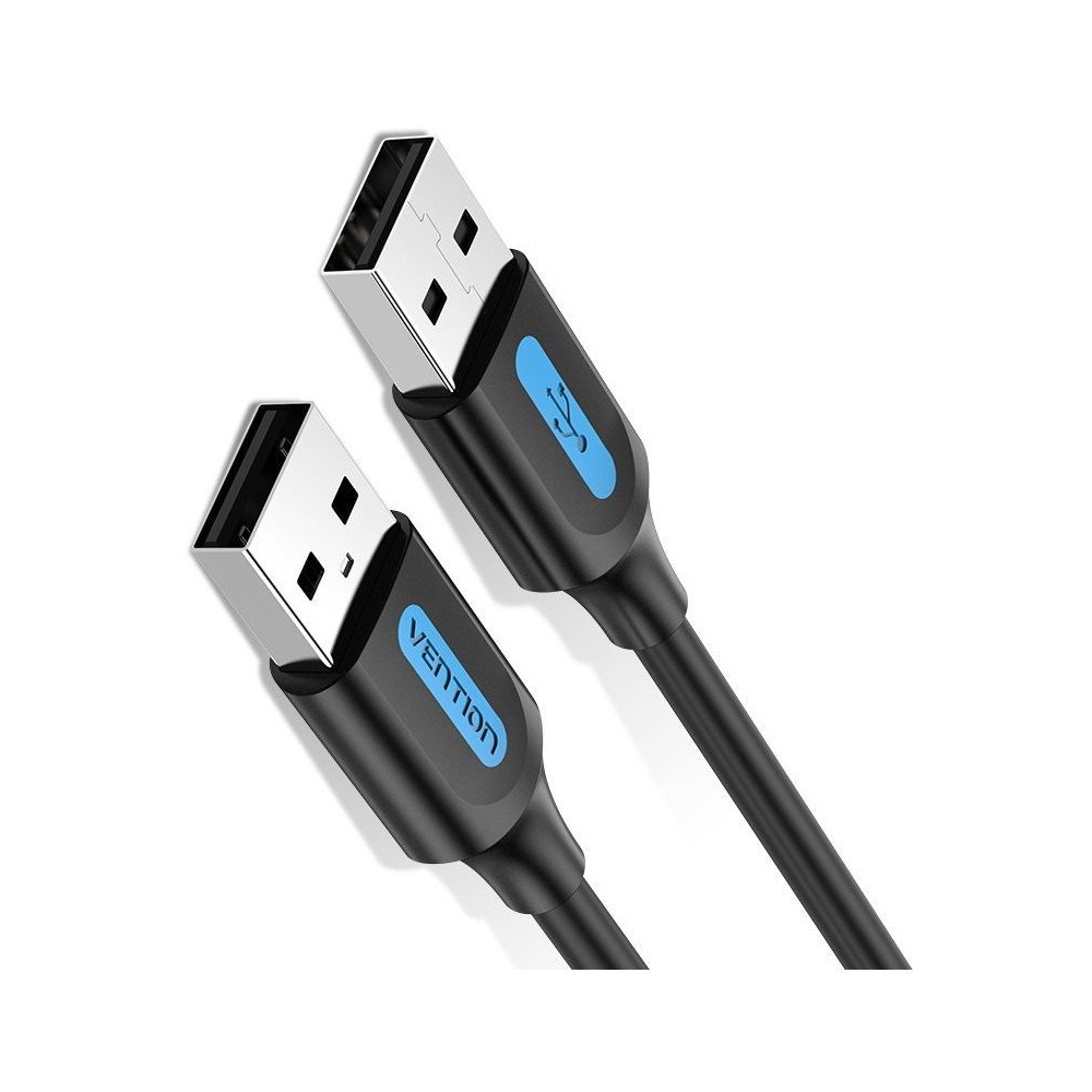 USB კაბელი VENTION COJBH USB 2.0 A Male to A Male Cable 2M Black