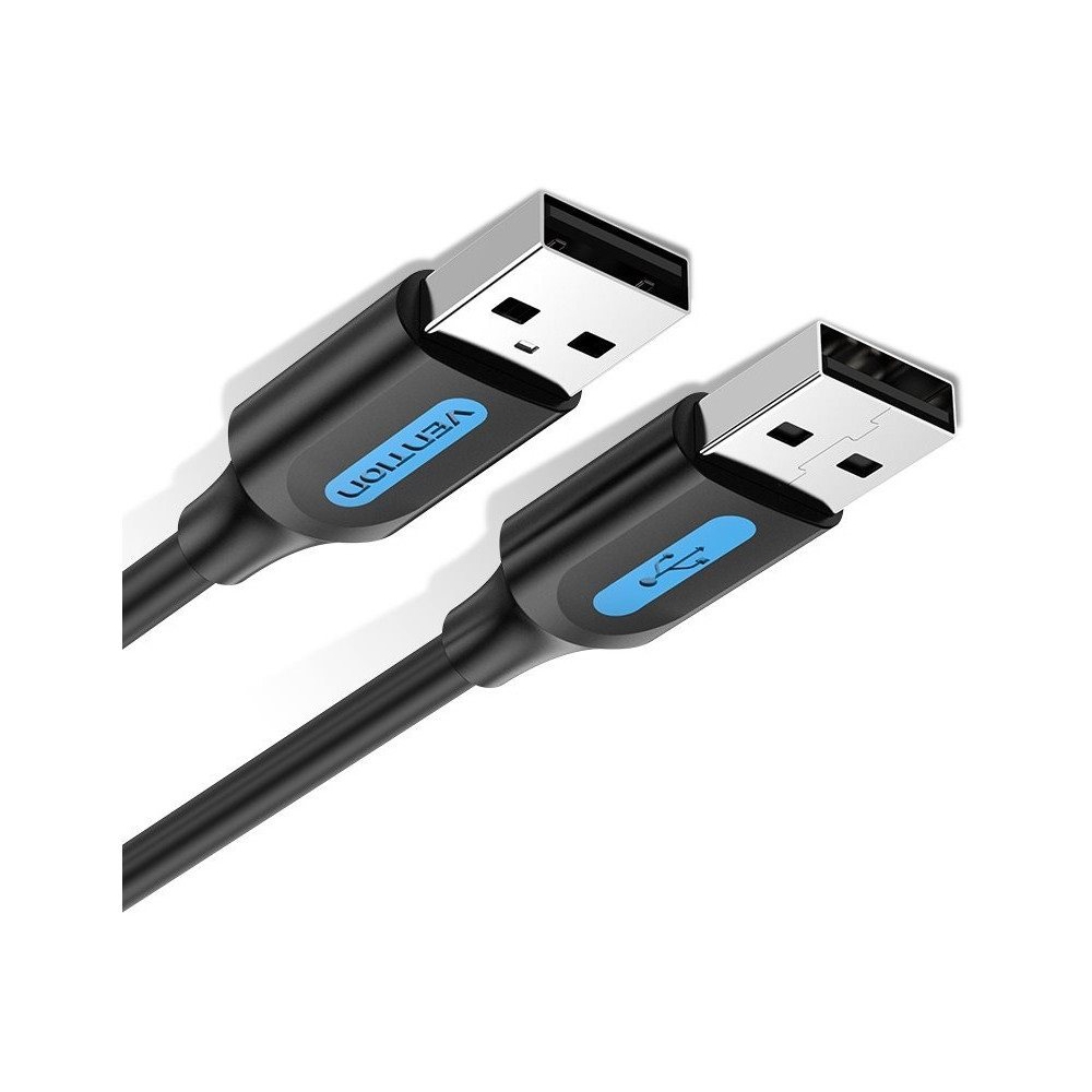 USB კაბელი VENTION COJBH USB 2.0 A Male to A Male Cable 2M Black