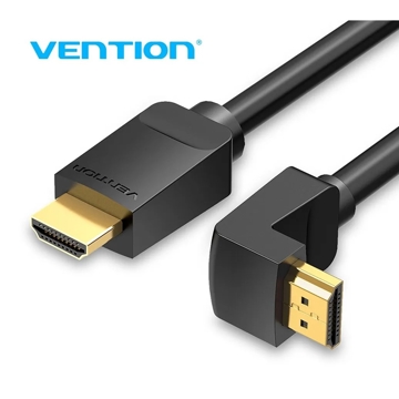 HDMI კაბელი VENTION AAQBH HDMI Right Angle Cable 270 Degree 2M Black