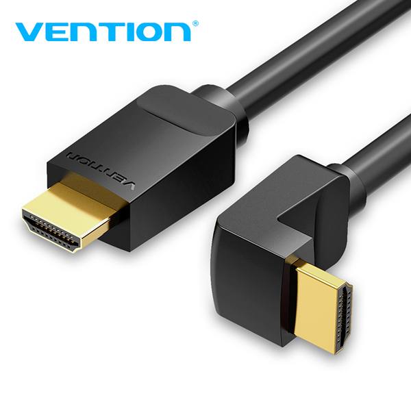 HDMI კაბელი VENTION AARBH HDMI Right Angle Cable 90 Degree 2M Black