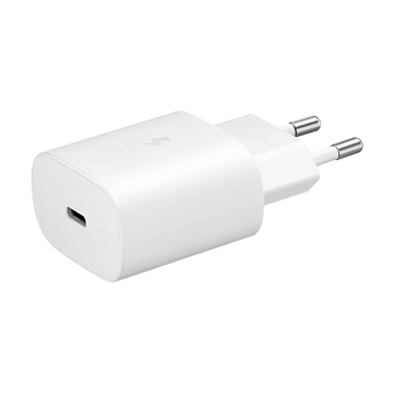 მობილურის დამტენი Samsung EP-TA800NWEGRU, AC Charger, 25W, White