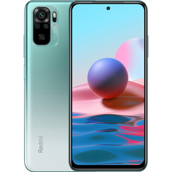 მობილური ტელეფონი Xiaomi Redmi Note 10 Global Version 4GB, 64GB Dual Sim LTE Green