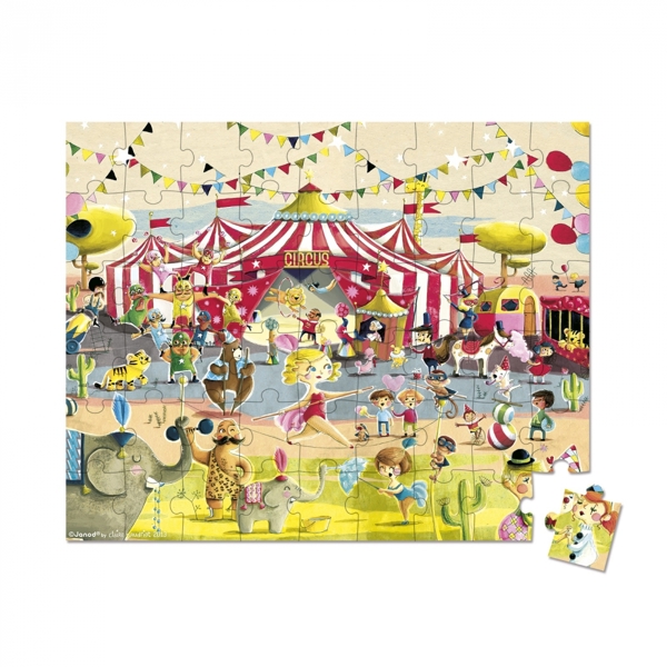 თავსატეხი Janod J02874 Circus puzzle