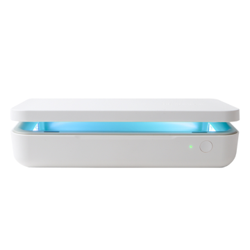 სტერილიზერი უსადენო დამტენით Samsung UV Sterilizer with Wireless Charging White (GP-TOU020SABWR)