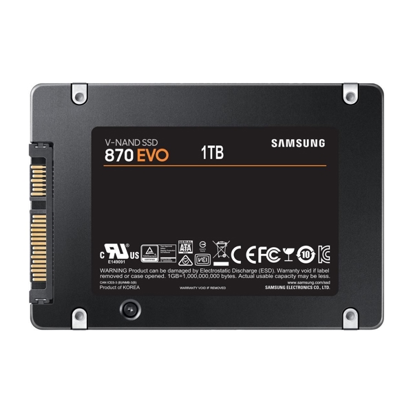 Samsung MZ-77E1T0BW, SSD 870 EVO SSD 1TB SATA III 2,5"