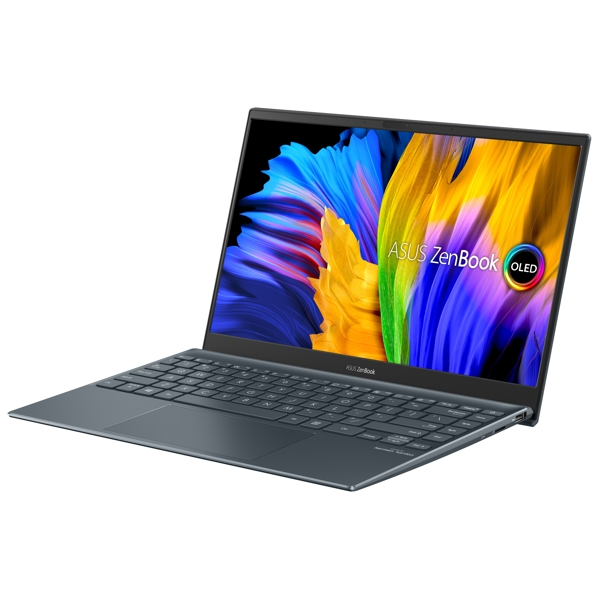 ნოუთბუქი Asus ZenBook UX325EA 13.3" OLED I7-1165G7 16GB, 512GB SSD Integrated Graphics Pine Grey