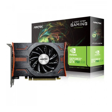 ARKTEK AKN750D5S2GH1, Geforce GTX750 2GB GDDR5 2048MB, 128bit, HDMI, DVI, VGA