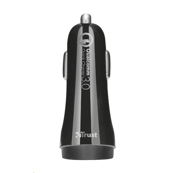 მანქანის დამტენი TRUST Ultra Fast USB Car Charger with QC3.0 and auto-detect Black