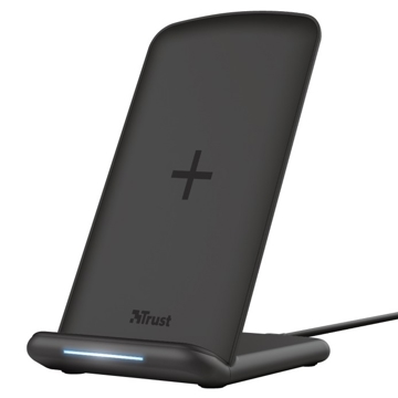 მობილურის დამტენი Trust Primo10 QI Wireless Fast-charging Desk Stand Black