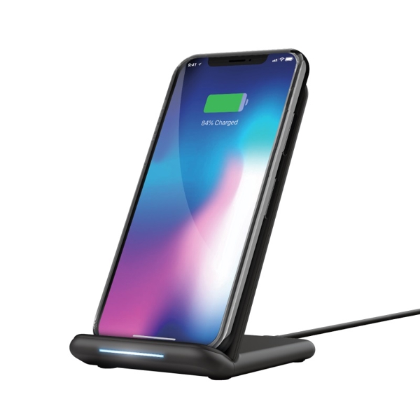 მობილურის დამტენი Trust Primo10 QI Wireless Fast-charging Desk Stand Black