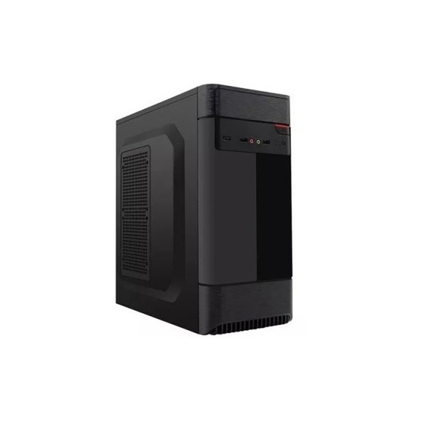 ქეისი ITD CM-18T9, Case, 0.4mmSGCC,All black,USB2.0 x 2 + HD Audio,+ Power Supply, 420W, Brown Box.