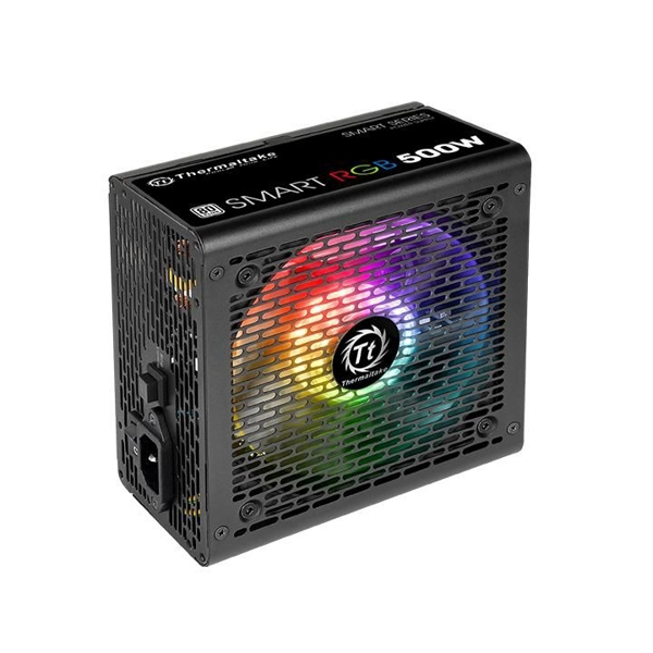 კვების ბლოკი Thermaltake PS-SPR-0500NHSAWE-1, RGB, 500W, 80 Plus, Power Supply, Black