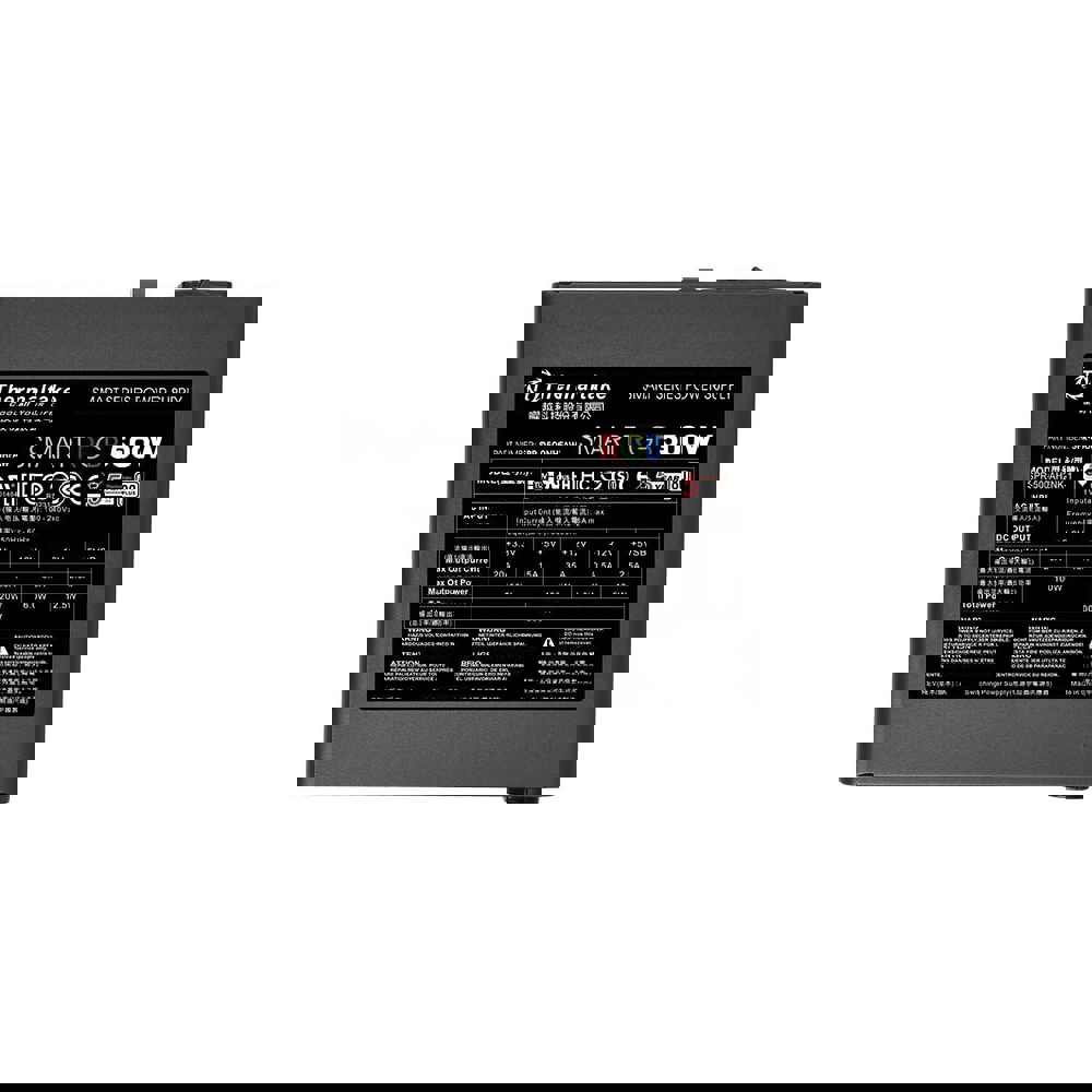 კვების ბლოკი Thermaltake PS-SPR-0500NHSAWE-1, RGB, 500W, 80 Plus, Power Supply, Black