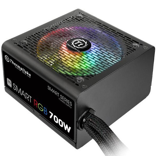 კვების ბლოკი Thermaltake Smart RGB 700W 80 Plus Power Supply Black