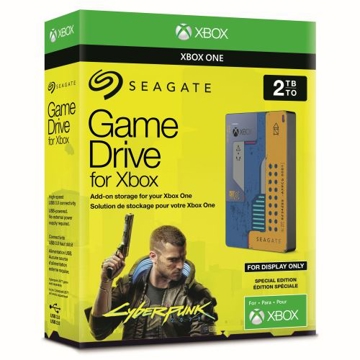 გარე მყარი დისკი Seagate 2TB Game Drive for Xbox One CyberPunk 2077 Edition