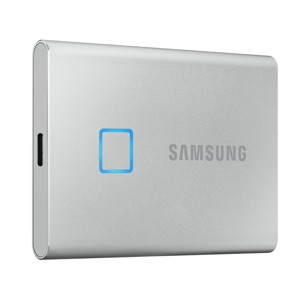 გარე მყარი დისკი Samsung External 2.5" Portable T7 Touch USB 3.2 1TB Silver