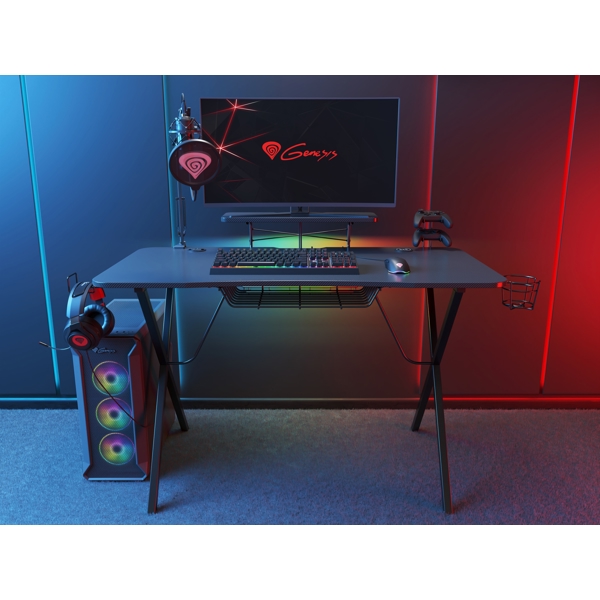 Gaming მაგიდა Genesis HOLM 300 Gaming Desk Black