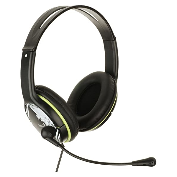 ყურსასმენი Genius HS-400A Headphone Black/Green