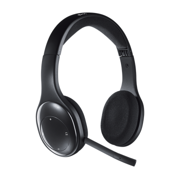 ყურსასმენი Logitech H800 Wireless Bluetooth headphones Black (981-000338)