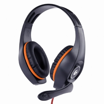 ყურსასმენი Gembird GHS-05-O Over-ear headphones Black/Orange