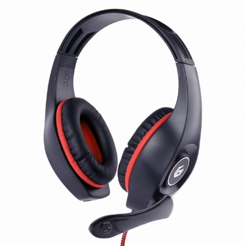 ყურსასმენი Gembird GHS-05-R Over-ear headphones Black/Red