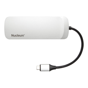 USB ჰაბი Kingston Nucleum C-HUBC1-SR-EN HDMI, USB-C, 2xUSB-A, SD Card Silver