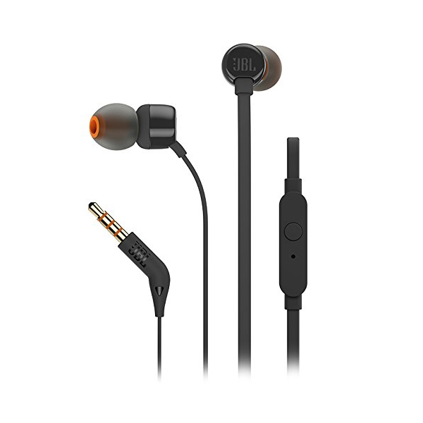 ყურსასმენი JBL T110 In-ear headphones Black