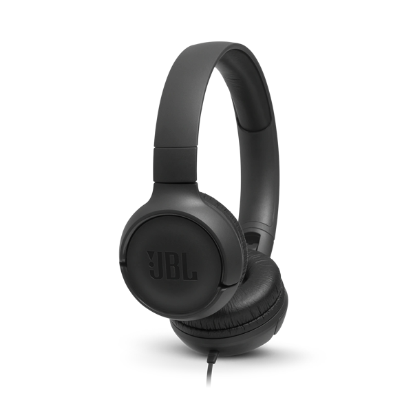 ყურსასმენი JBL T500 Wired, On-ear headphones Black