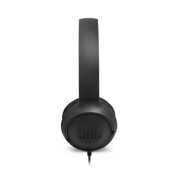 ყურსასმენი JBL T500 Wired, On-ear headphones Black