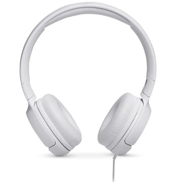 ყურსასმენი JBL T500 Wired, On-ear headphones White