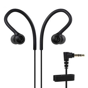 ყურსასმენი Audio-Technica ATH-SPORT10 Wired, In-ear headphones Black