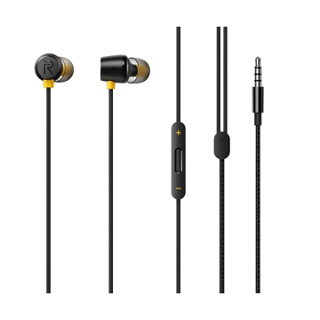 ყურსასმენი Realme Buds 2 Wired, In-ear headphones (RMA155) Black