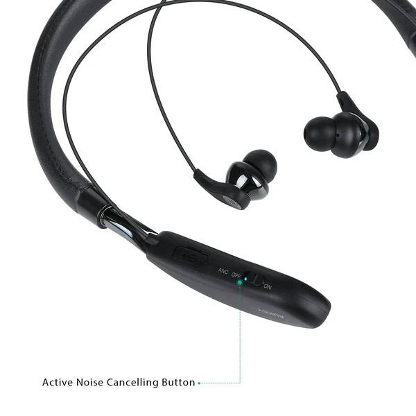 ყურსასმენი Aukey EP-B48 Neckband Bluetooth Headset Black