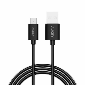 USB კაბელი Aukey CB-D9 Micro USB 2.0 Quick Charge 3.0 Cable 2m, Black