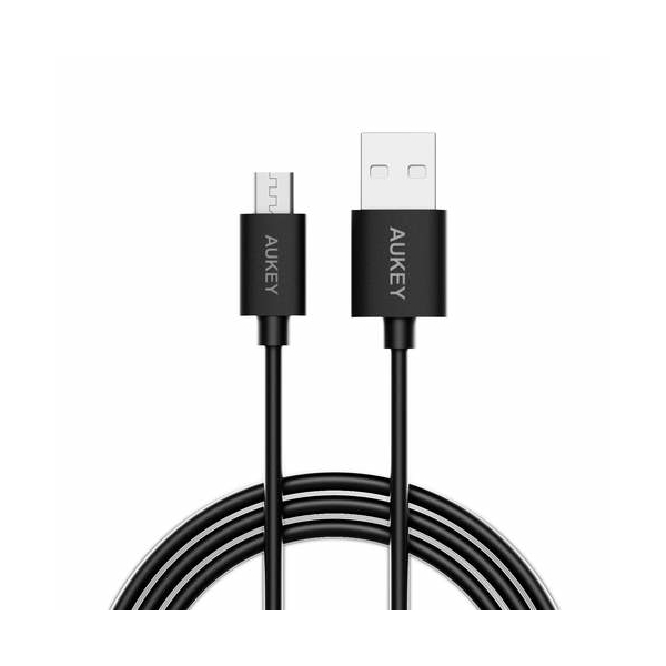 USB კაბელი Aukey CB-D9 Micro USB 2.0 Quick Charge 3.0 Cable 2m, Black