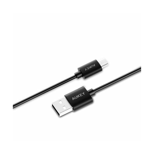 USB კაბელი Aukey CB-D9 Micro USB 2.0 Quick Charge 3.0 Cable 2m, Black