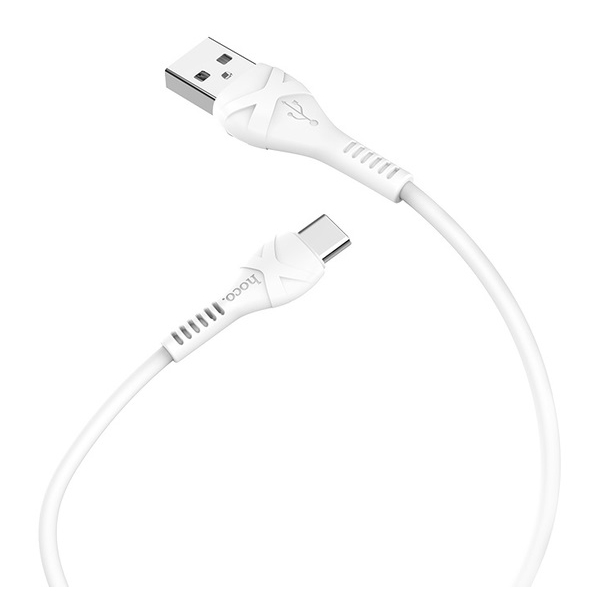 USB კაბელი Hoco X37 Cool USB-C Cable 1m White