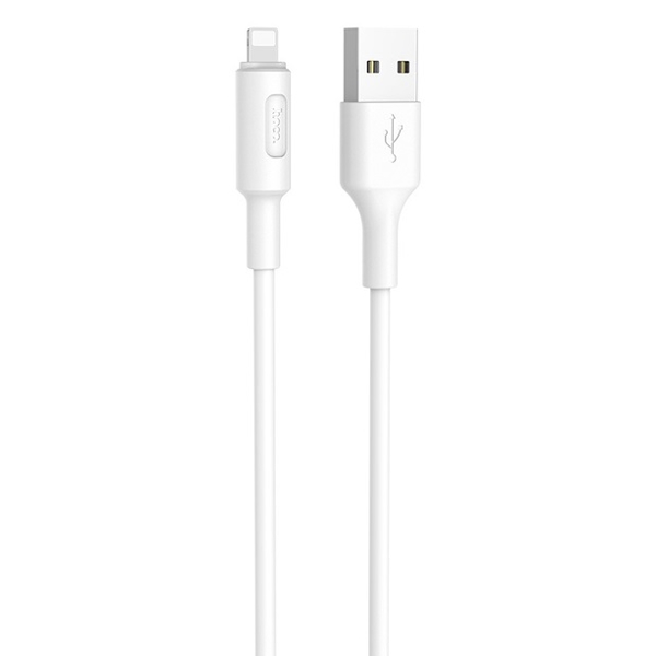 USB კაბელი Hoco X25 Charging Cable USB to Lightning 1m White