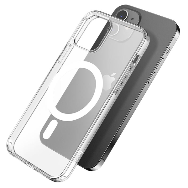 მობილურის ქეისი HOCO Transparent TPU magnetic protective case for iPhone 12 mini Transparent