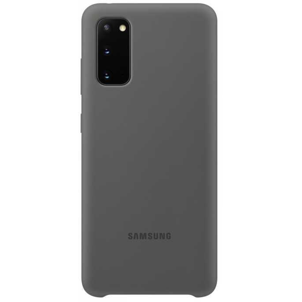 მობილურის ქეისი Samsung EF-PG980TJEGRU Silicone Clip Case For Galaxy S20 Gray