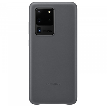 მობილურის ქეისი Samsung EF-VG988LJEGRU Galaxy S20 Leather Clip Case Gray