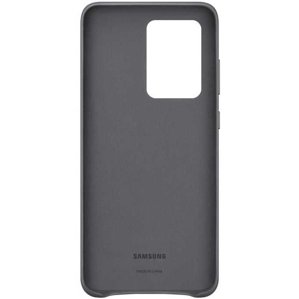 მობილურის ქეისი Samsung EF-VG988LJEGRU Galaxy S20 Leather Clip Case Gray