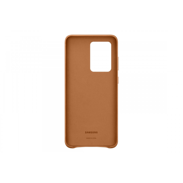 მობილურის ქეისი Samsung EF-VG988LAEGRU Galaxy S20 Ultra Leather Cover Brown