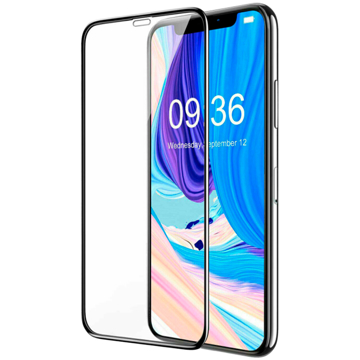 ეკრანის დამცავი Breezy Full 3D tempered glass for iPhone 12/12 Pro