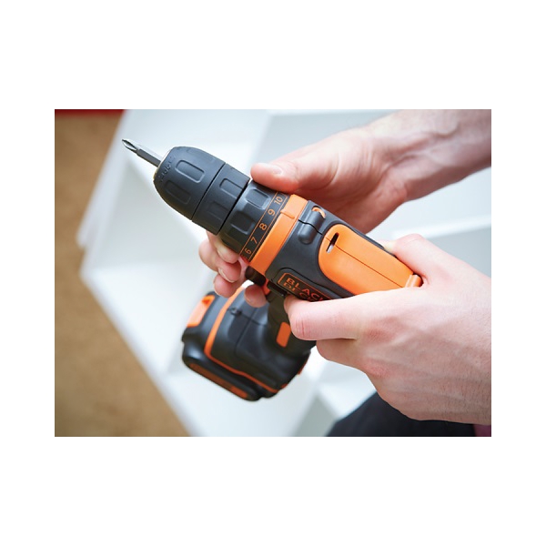 სახრახნისი Black & Decker BDCDD12B-XK Drill Driver (5035048631959)
